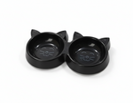 Double Plastic Feeder for Cats.