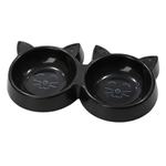 Double Plastic Feeder for Cats.