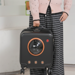 Dog Carriers with Wheels and Handle up to 10 kg Black.