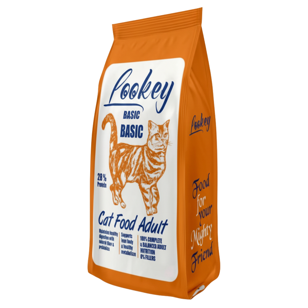 Lookey Basic Cat Dry Food 1Kg.