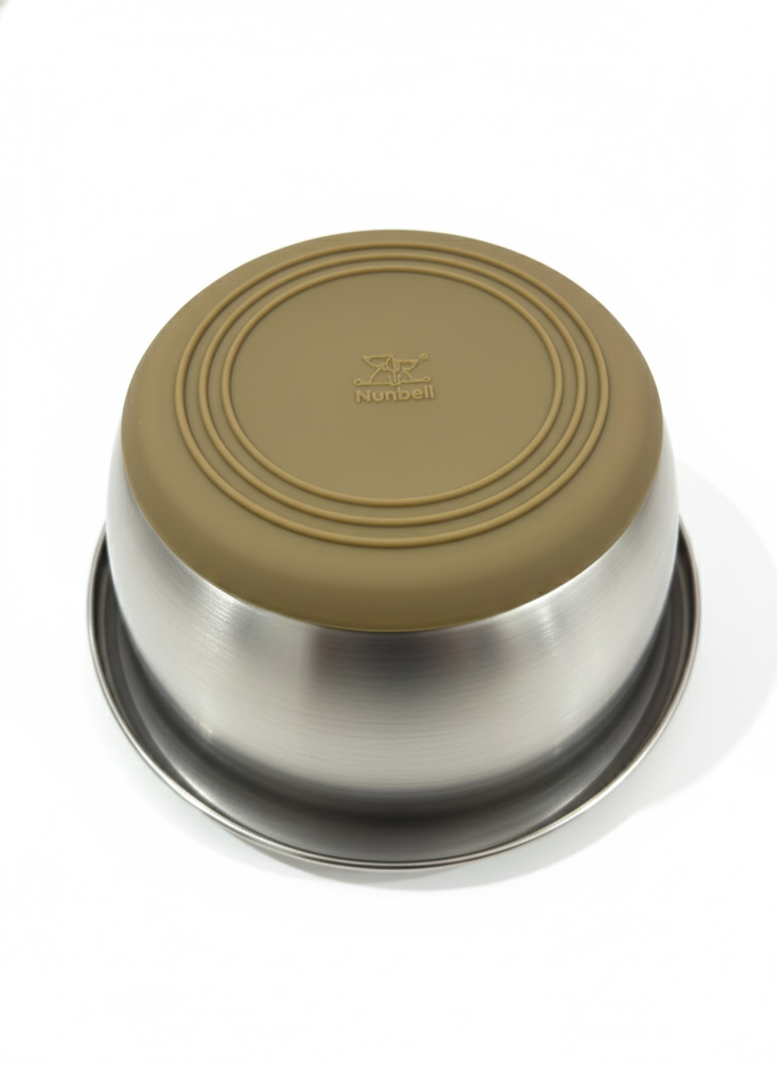 Nunbell Pet Food Bowl with Rubber 18Cm