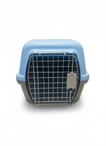 Travel Pet Box with Clips 56*26Cm Light Blue.