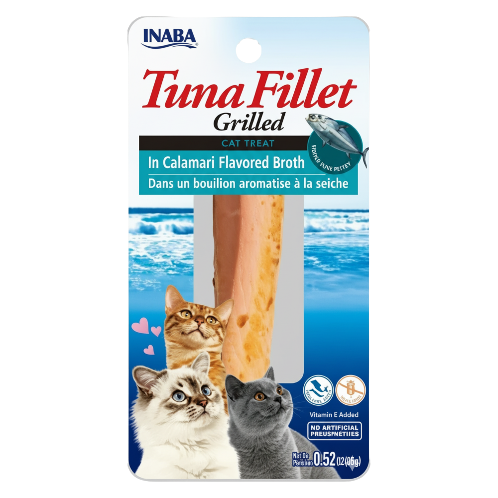 Churu Grilled Calamari Flavored Broth For cats 15g.