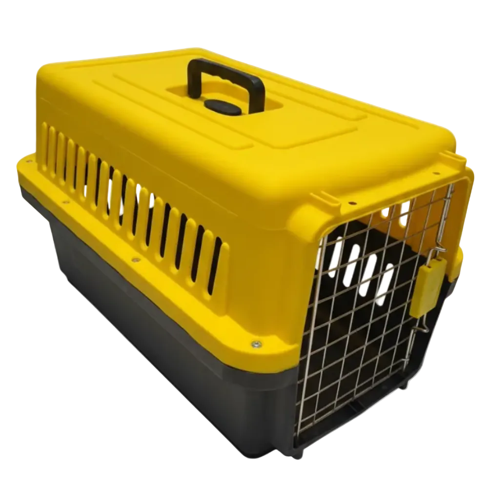 Groovy Cat Carrier Box Size M 60*30 Cm Yellow.