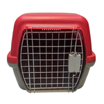 Travel Pet Box with Clips 56*26Cm Red.