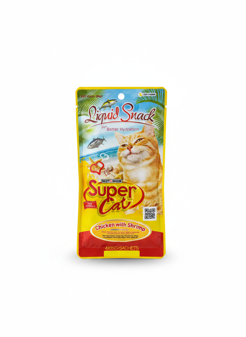 Super Cat Liquid Snack 4*15g