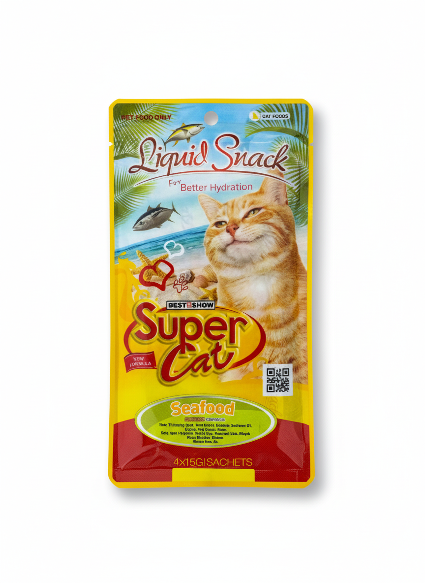 Super Cat Liquid Snack 4*15g