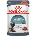 Royal Canin Hairball care cat food pouch packaging