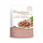 Applaws Natural Tuna with Salmon in Tasty Jelly Wet Cat Food Pouch -70g.