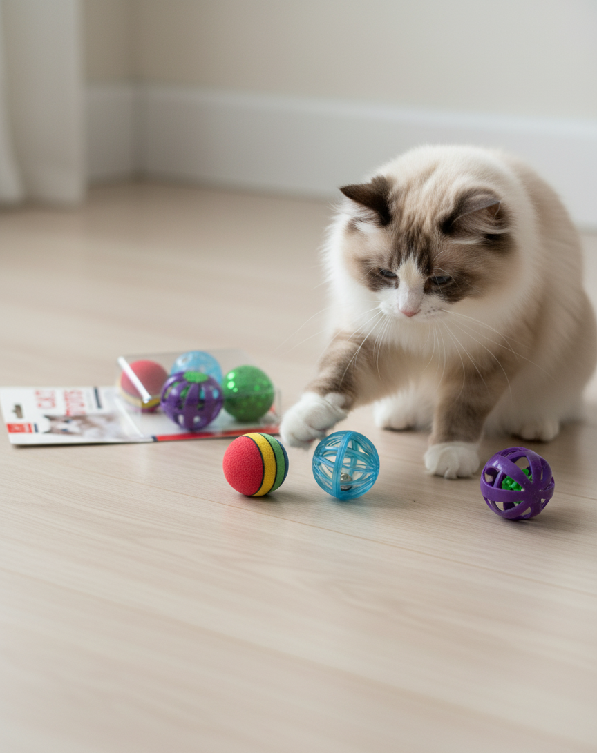 Nunbell Cat Toys 4 Ball
