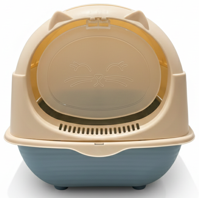 Cat Litter Box Cat Shape Size 34*48.5*34Cm