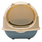 PetSafe Litter Box with cat face design on lid