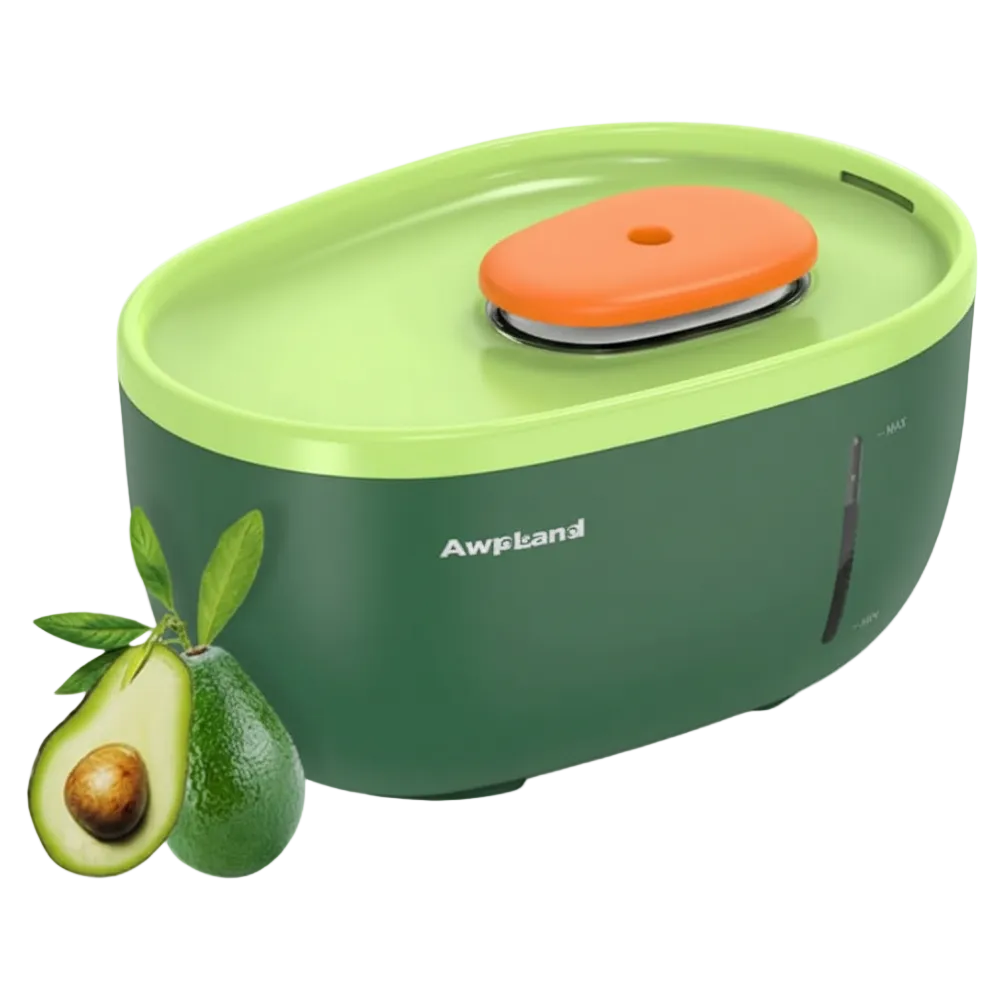 Avocado Cat Automatic Water Water Fountain, 2L.