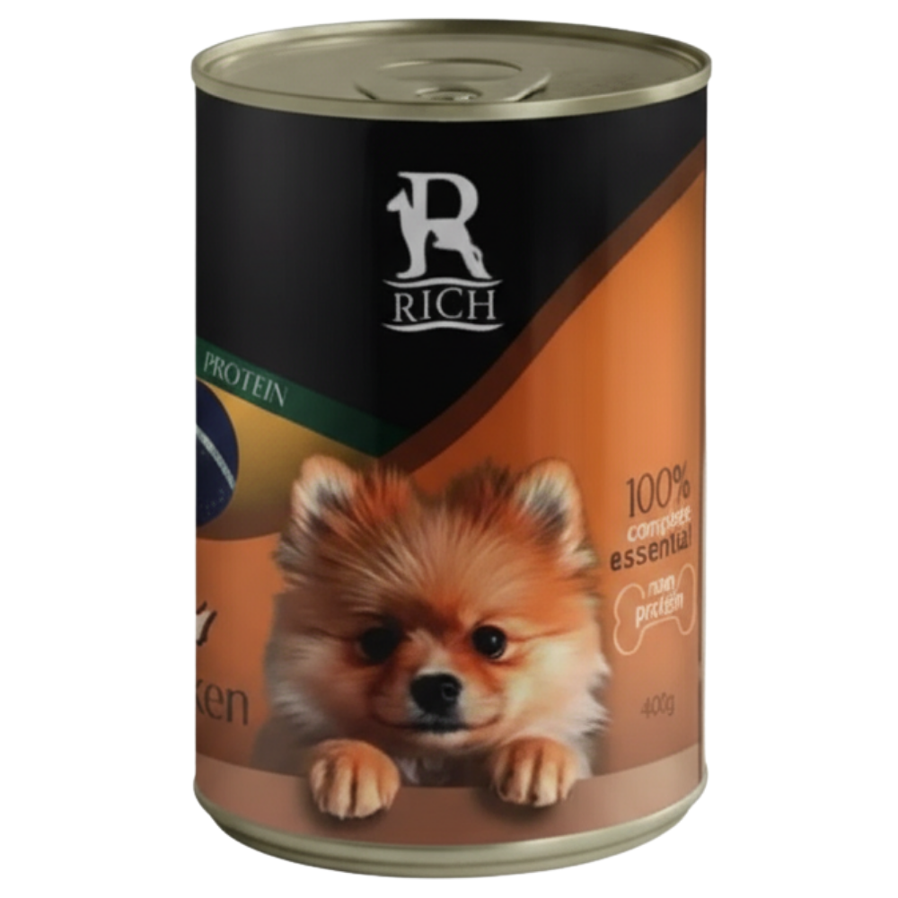 rich dog food - chicken - 400 g.