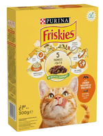 Friskies Cat Dry Food with Chicken & Vegetables 300g