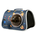 Pet Carrier BackpackStarry Sky Blue for Cats and Small Dogs.