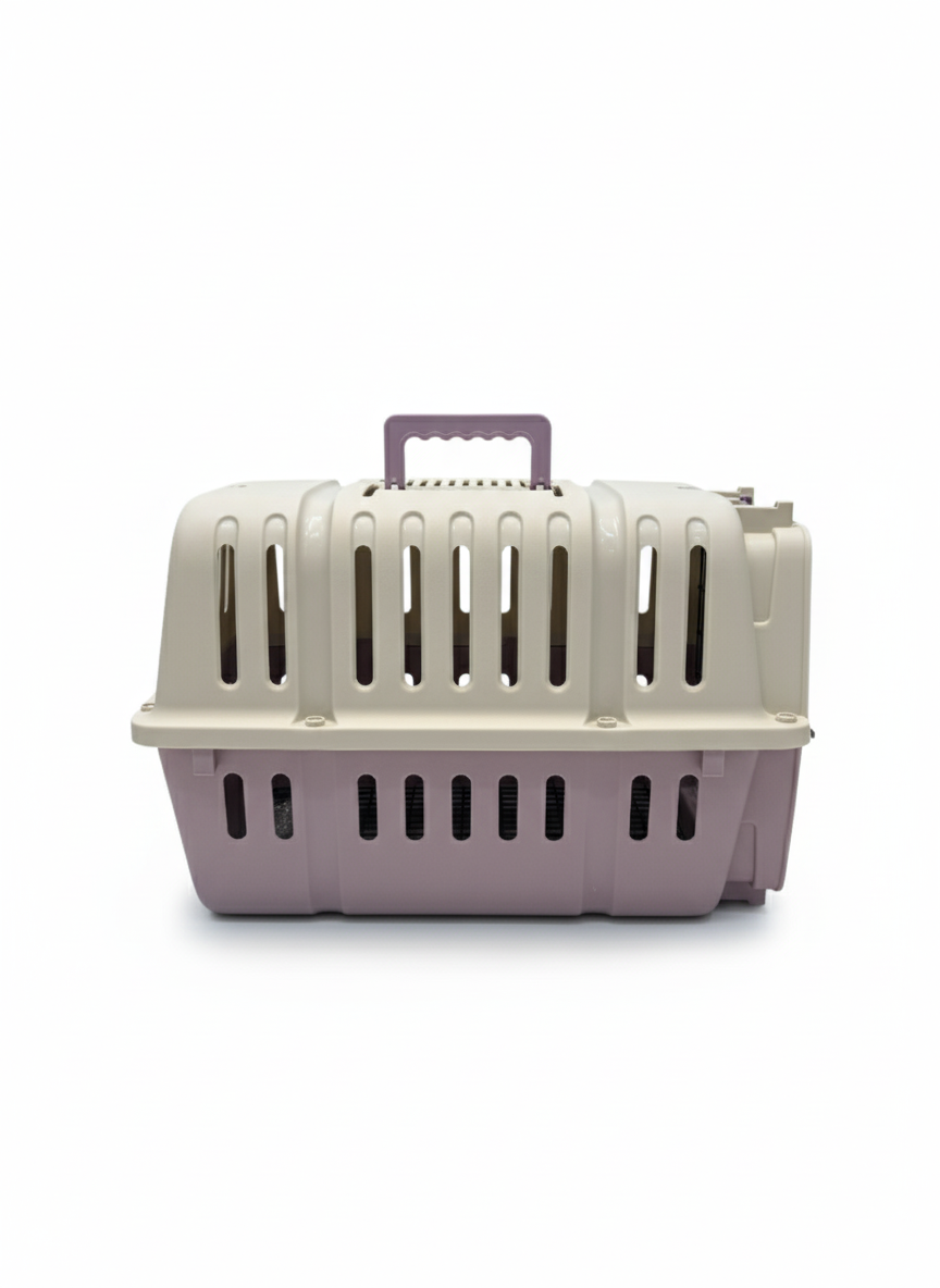 Naomi Pet Crate Purple - With Bowl and Plastic Pad 45.5*31*30.5cm.