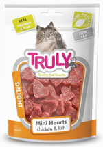 Truly Snack Cat Mini Hearts Chicken & Fish 50g
