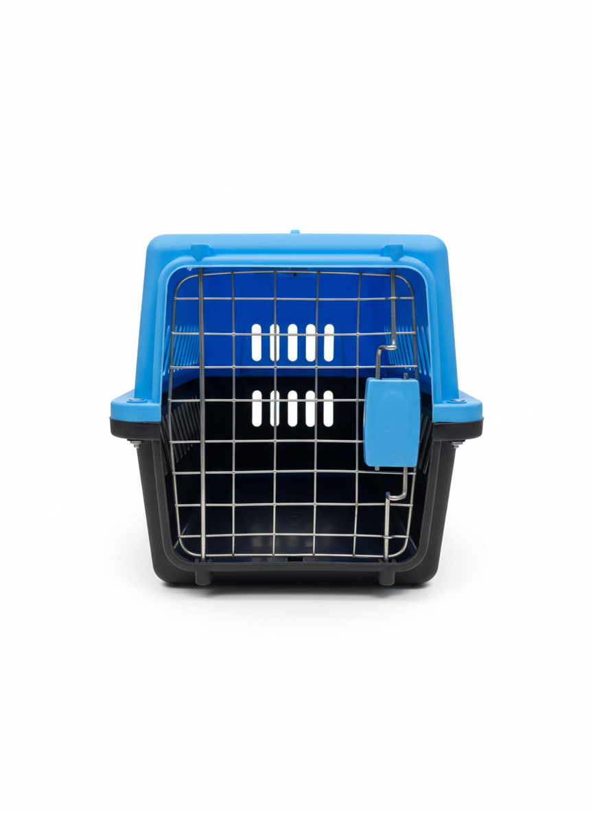 Groovy Cat Carrier Box Size S 45*28Cm Blue.