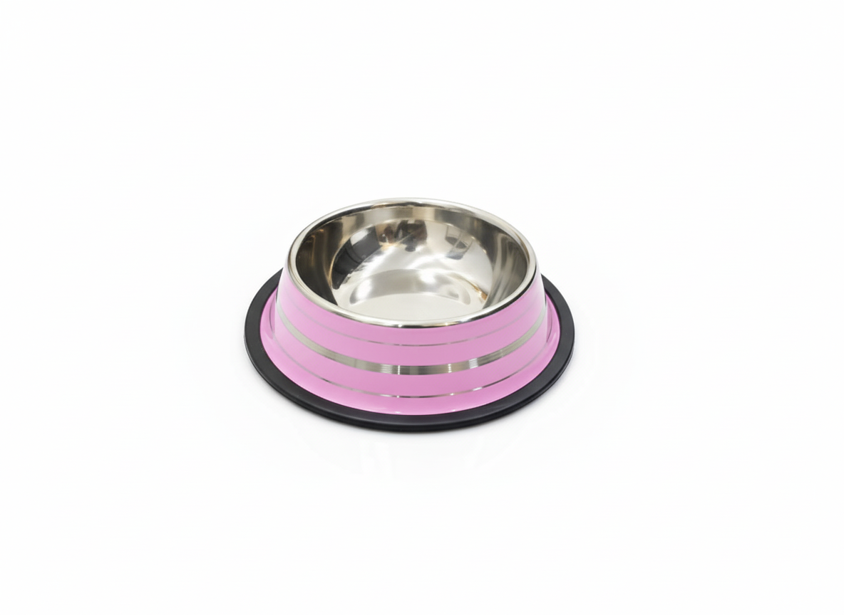 Pet Bowl Food and Water Stainless Steel for Kittens and Small Dogs.