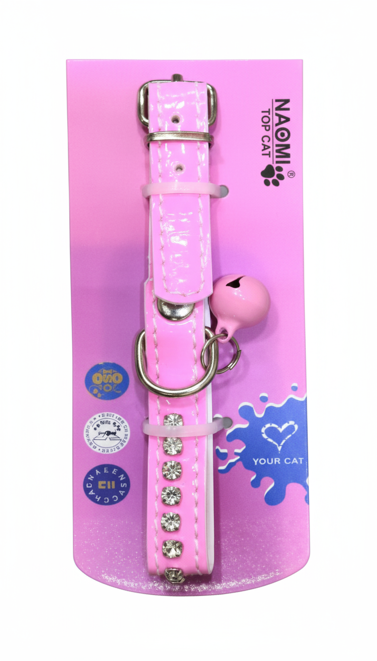 Naomi Cat Collar Pink.