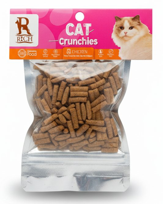 Rich Crunches Biscuits for Cat 100g.