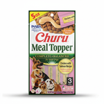 Churu Meal Topper Chicken with Salmon Recipe For Dogs 3Tubes 144g.