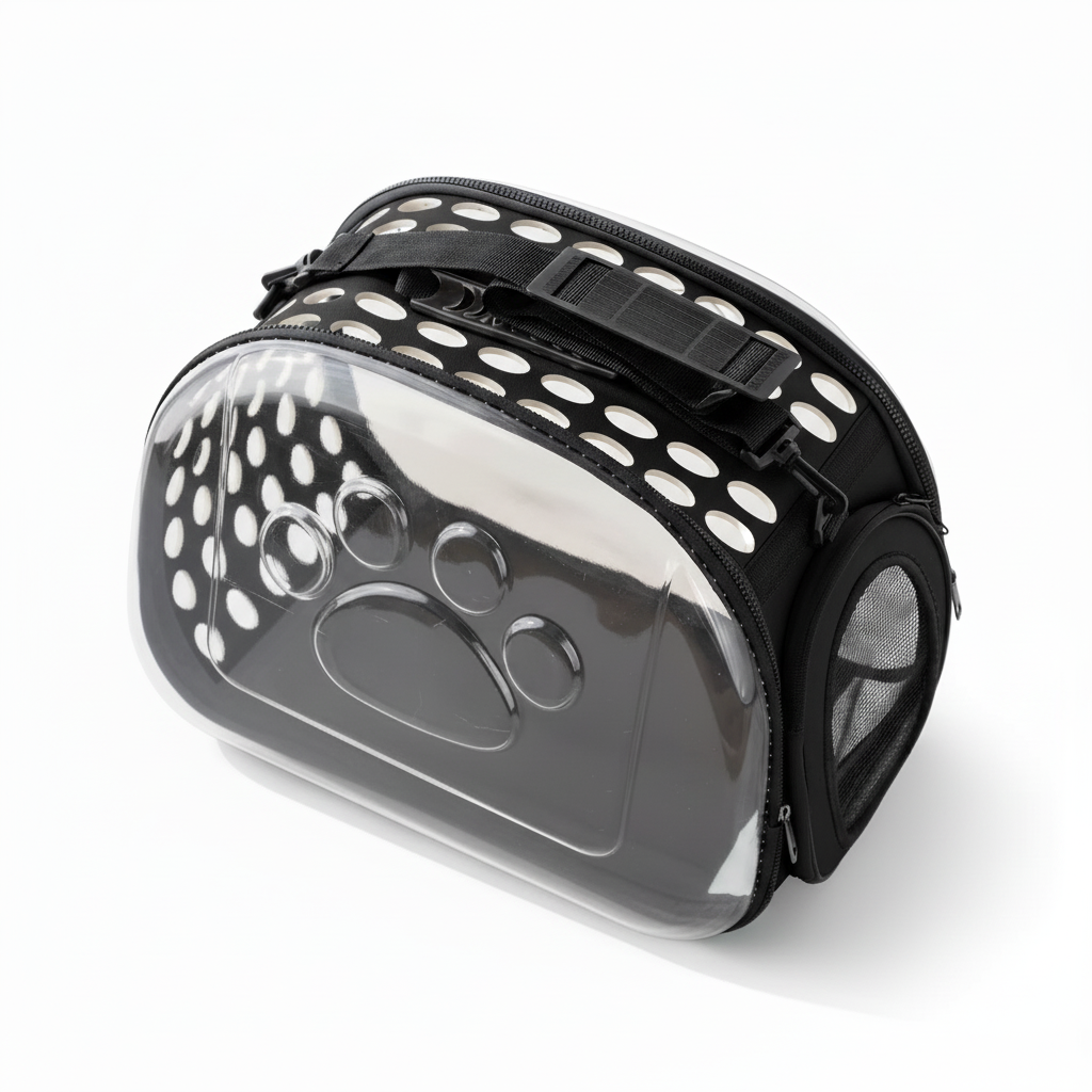 Pet Carrier Package for Cats and Small Dogs Black.