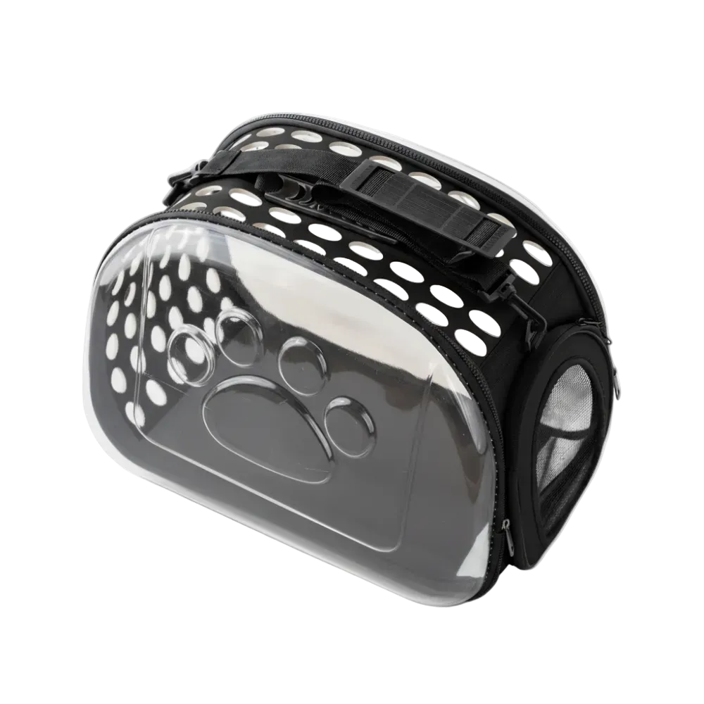 Pet Carrier Package for Cats and Small Dogs Black.