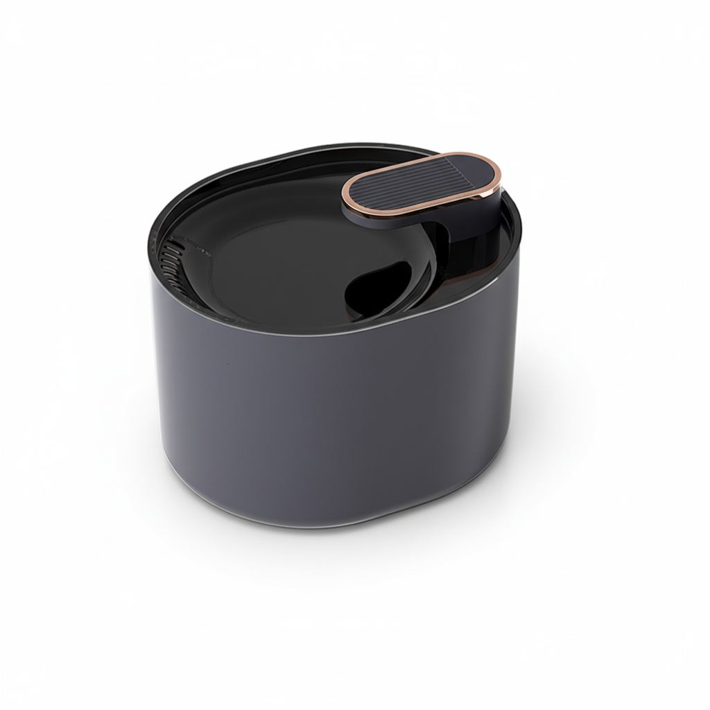 Automatic Pet Water Fountain 3L Water dark blue.