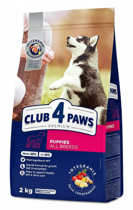 Club 4 Paws Dry Food for puppy Dogs with Chicken 2 kg