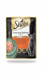 Sheba Premium Cat Food Tuna & Salmon 70g