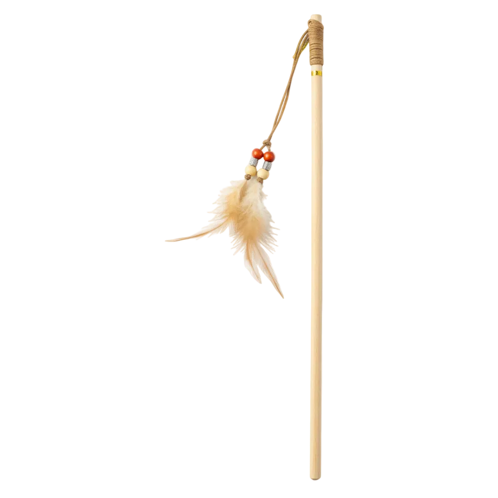 Hook Feather With Ring Cat Toy.