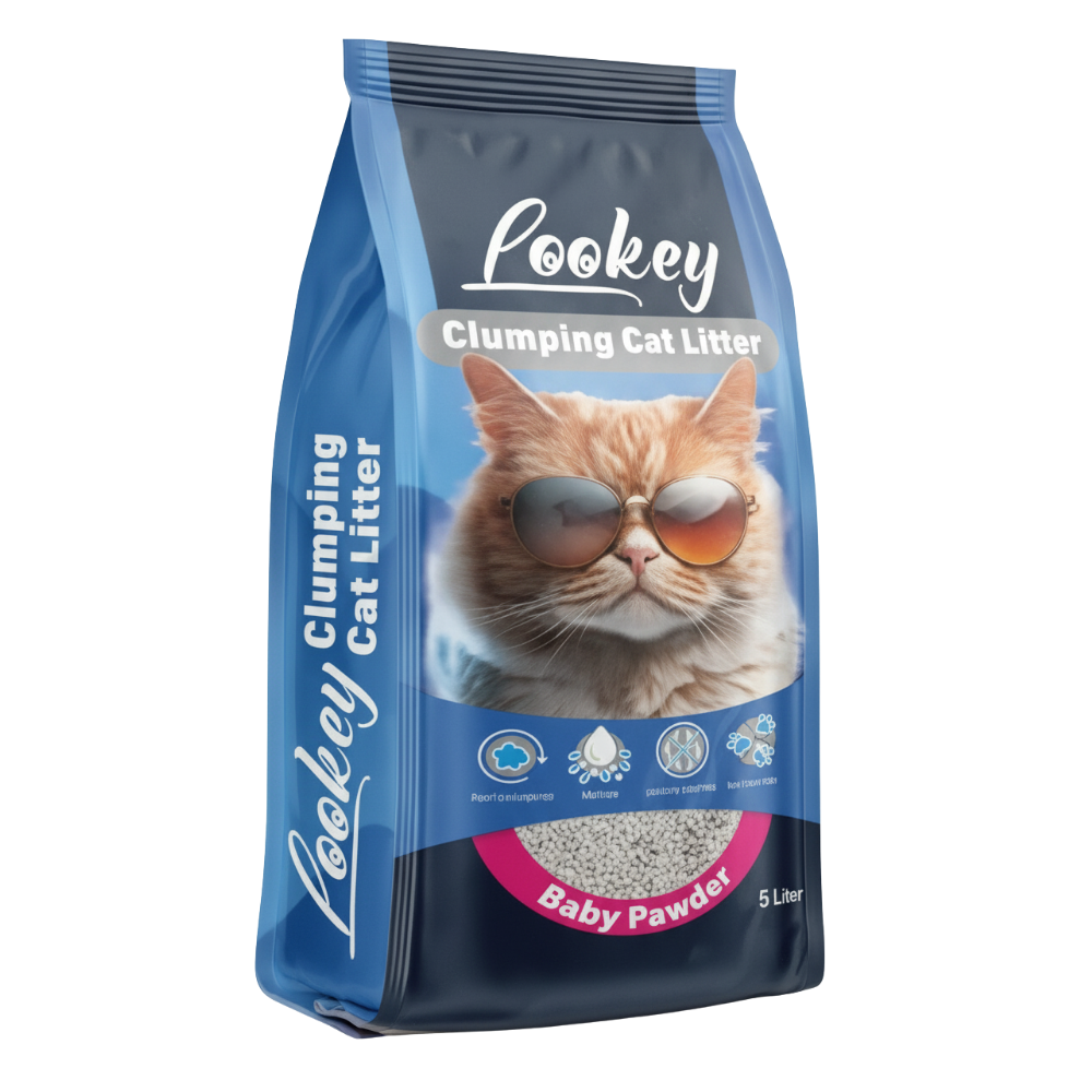 Lookey cat litter Baby Powder 5L.