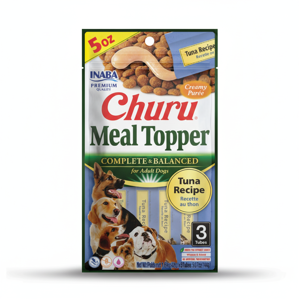Churu Meal Topper Tuna Recipe For Dogs 3Tubes 144g.