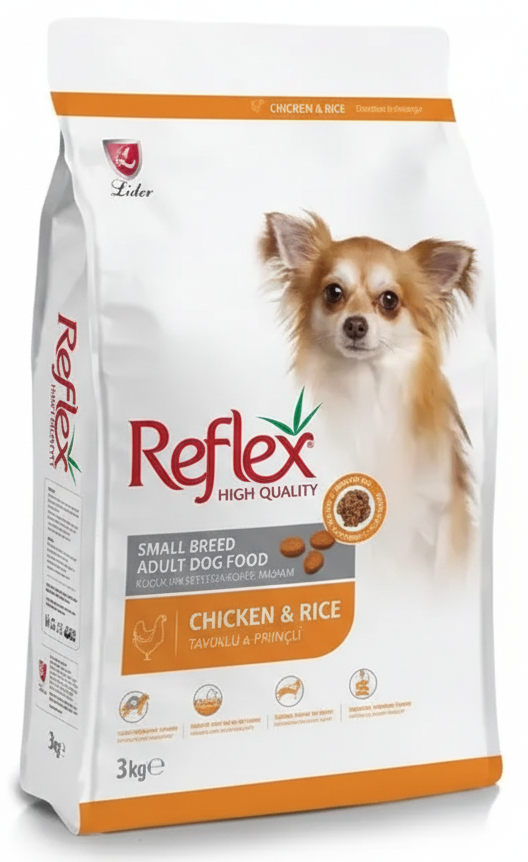 Reflex Adult Dog Small Breed With Chicken & Rice 3kg