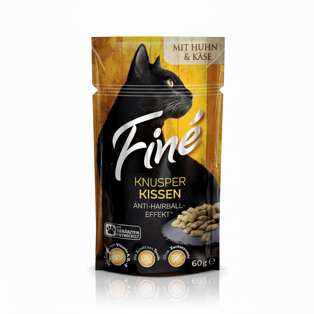 Fine Chicken & Cheese Cat Treats 60g.