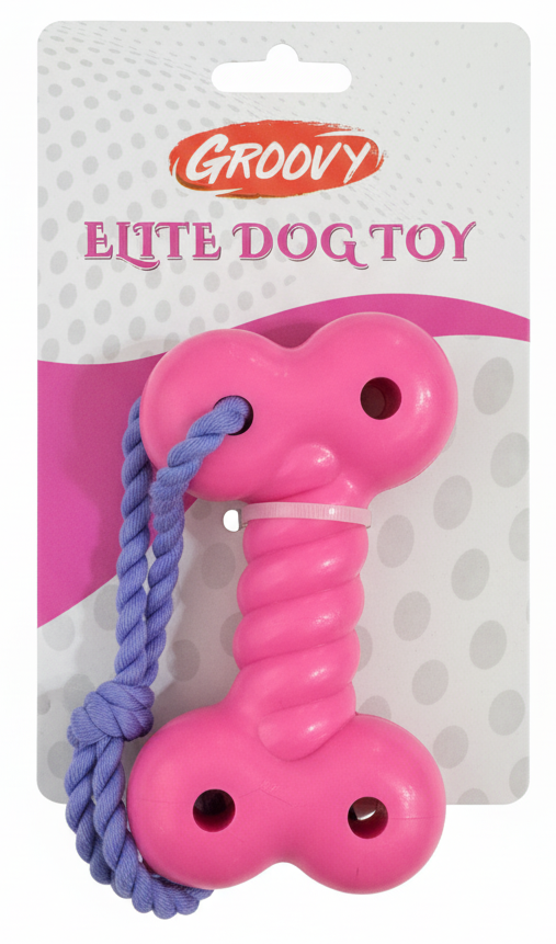 Groovy Elite Dog Toy Bone Small
