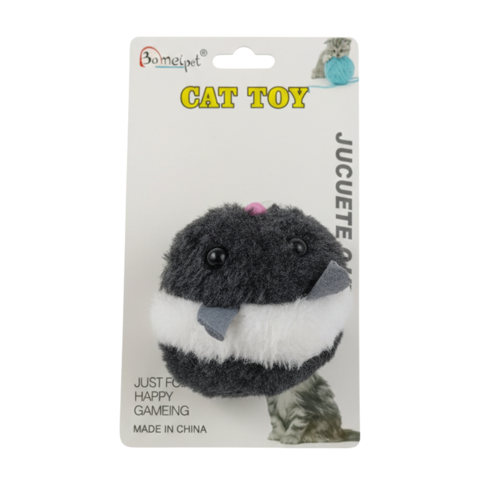 Vibrating Mouse Toy with Lace Mouse Shape Funny Mouse Toy for Cats.