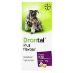 Dron tal Plus flavour packaging for dogs with a green and white background