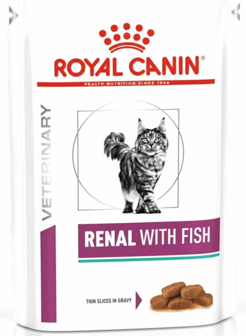 Royal Canin Wet Food Renal with Fish in Gravy Pouch 85 g