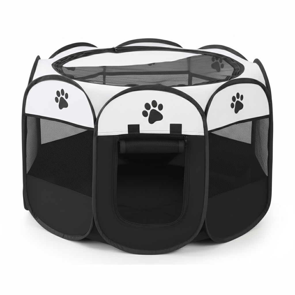 Pet Tent for Cats and Small Dogs White Small 73x73x43 cm