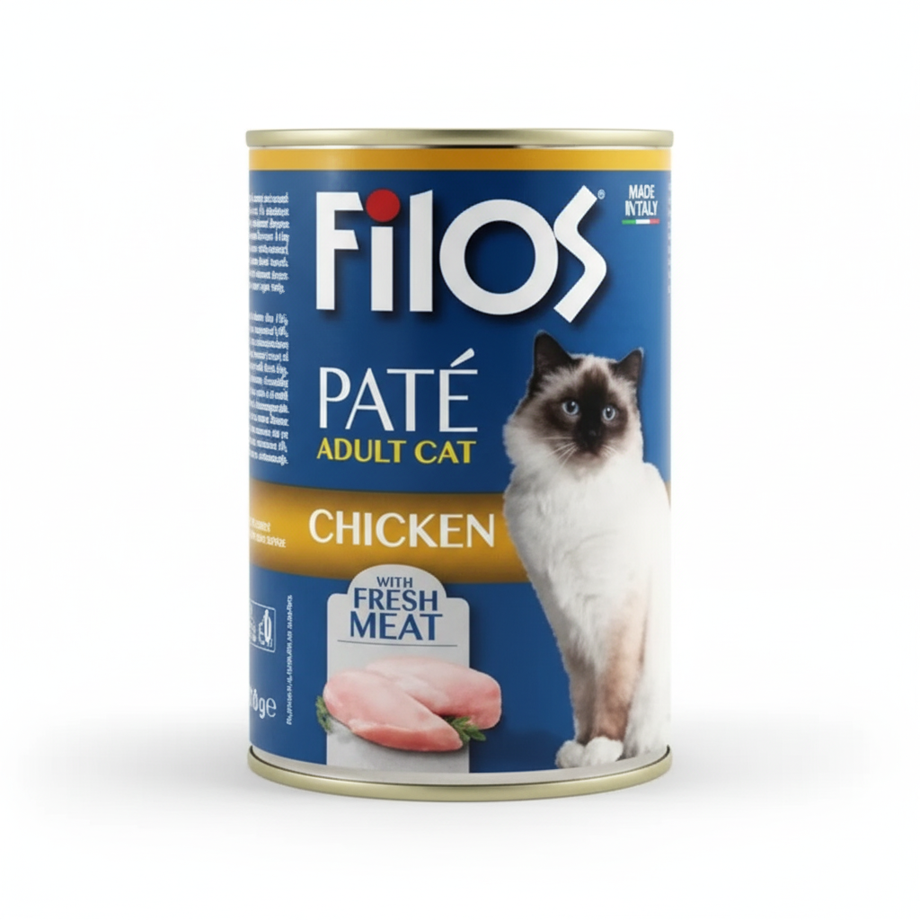 Filos Adult Cat Pate with Chicken 405g