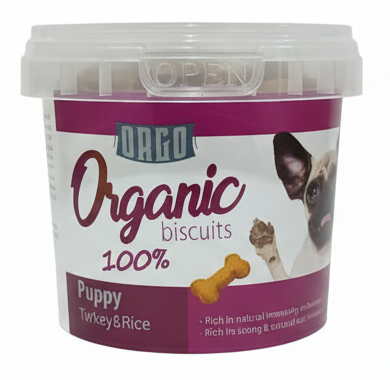 Orgo Puppy Biscuit 3Flavors 150g.