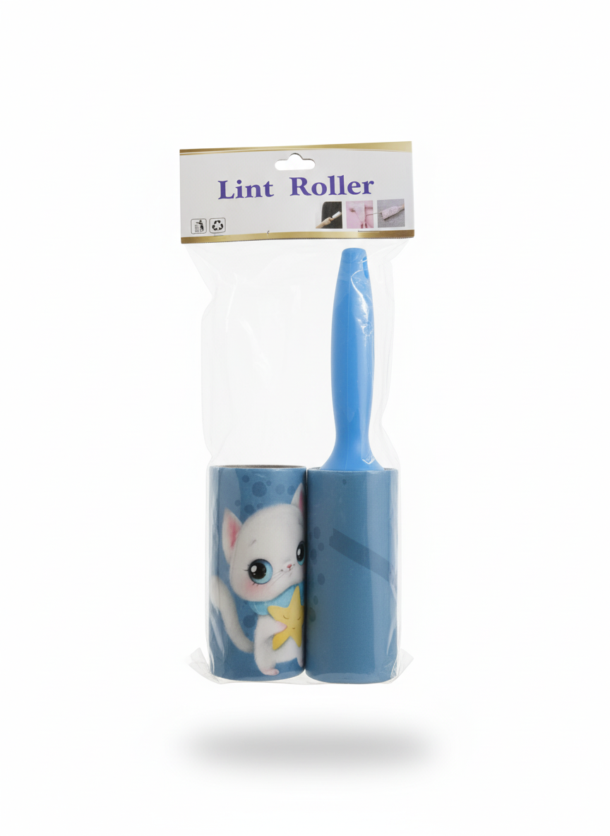 Lint Roller Set with 3 Decorative Refills.
