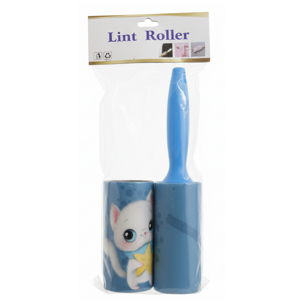 Lint Roller Set with 3 Decorative Refills.