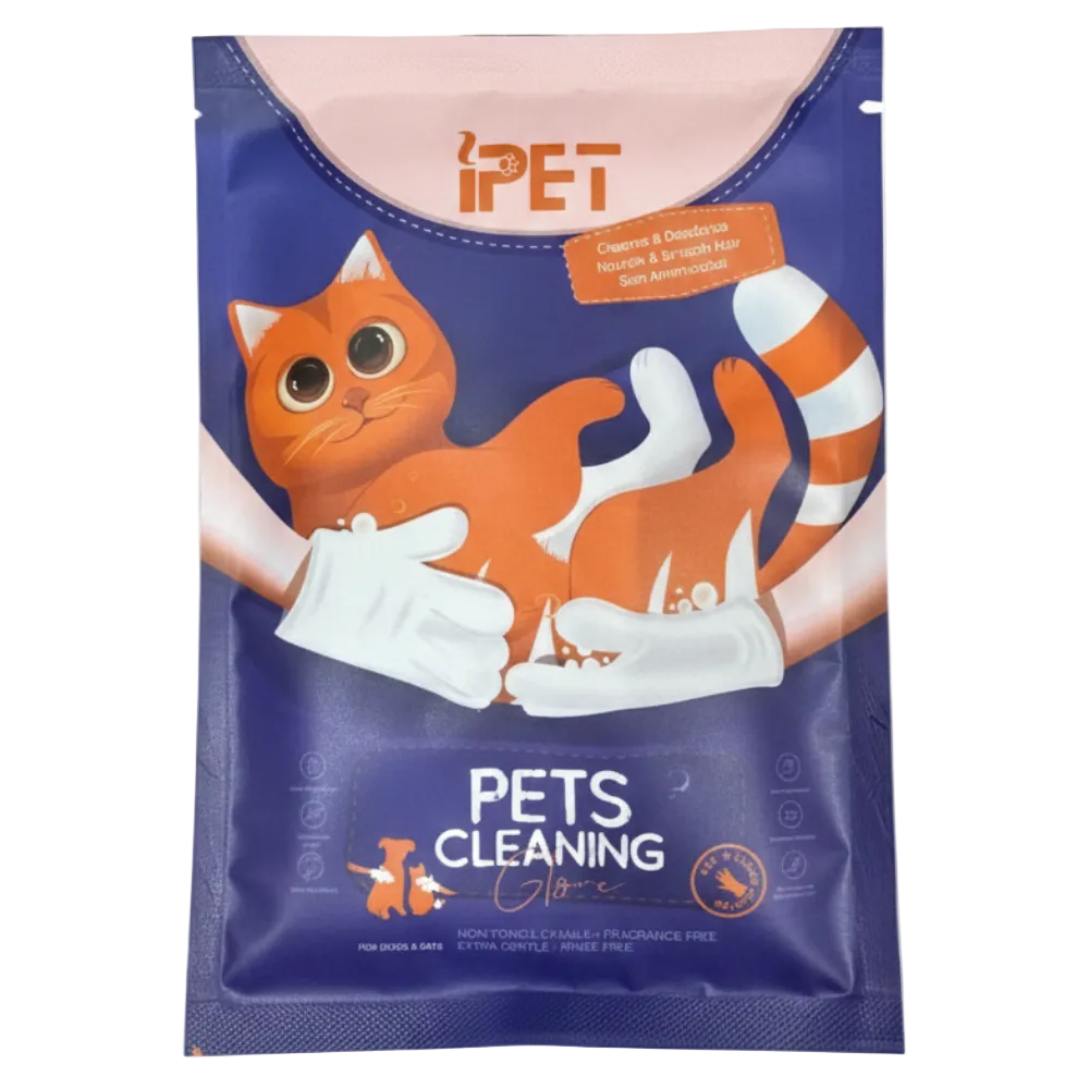 I Pet Pet Cleaning Gloves for Dogs and Cats 1 Piece Petfast.shop Ipet Cat Dog Grooming Kitten Puppy Wipes & Waterless Grooming petfast.shop EgyptDefault Title 60.00