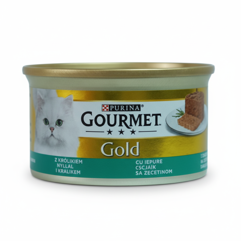 GOURMET PURINA GOLD WITH RABBIT 85 GR.