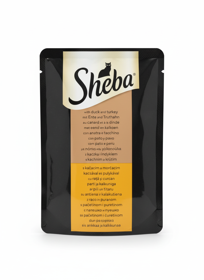 Sheba Wet Food for Cat with Duck & Turkey 85g.