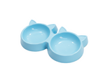 Double Plastic Feeder for Cats